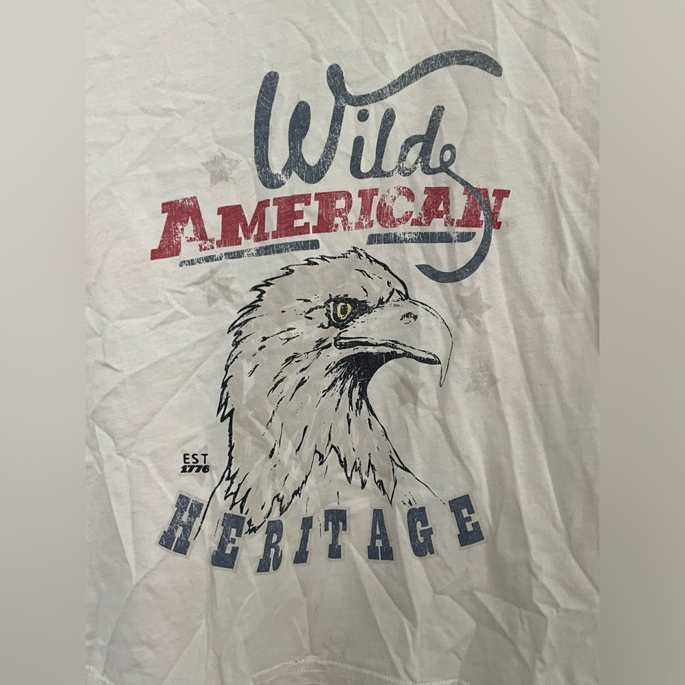 Goodie Two Sleeves ‘Wilde American Heritag’ Graphic Tee, size large - Picture 2 of 4